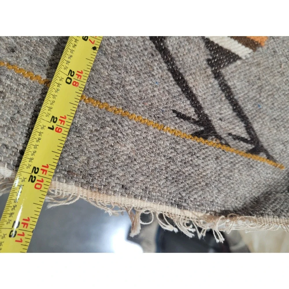 Folk Woven Textile Wall Hanging Wool Birds